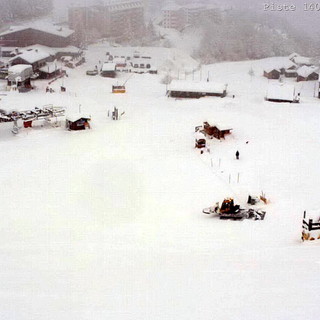 Il maltempo lascia temperature più alte rispetto all'inverno appena iniziato: tanta neve sulle piste da sci