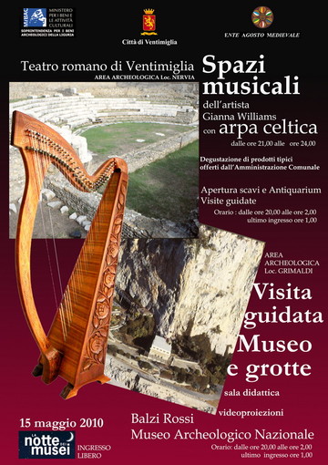 Ventimiglia: stasera al via la grande 'Notte dei Musei'