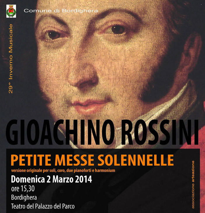 Bordighera: domenica prossima alle 15.30 al Palazzo del Parco la 'Petite Messe Solennelle' di Rossini