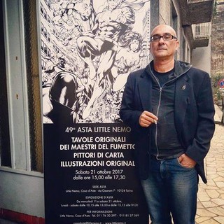 L'artista sanremese Larry Camarda a Lucca Comics &amp; Games 2017 con la versione italiana del volume a lui dedicato