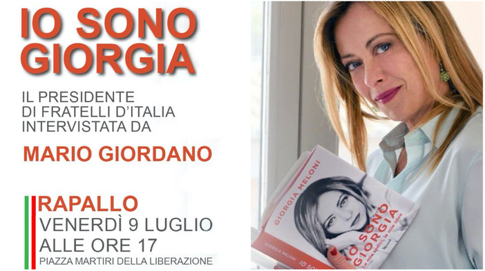 Giorgia Meloni domani a Rapallo: dalla provincia di Imperia pullman e auto con i sostenitori di FdI Giorgia Meloni domani a Rapallo: dalla provincia di Imperia pullman e auto con i sostenitori di FdI