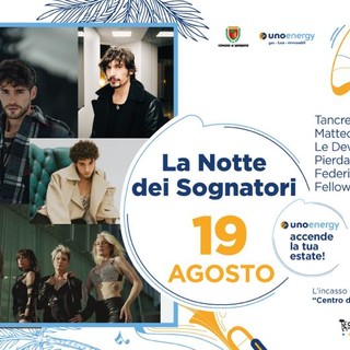 Sanremo, a Pian di Nave va in scena 'La Notte dei sognatori' Sanremo, a Pian di Nave va in scena 'La Notte dei sognatori'