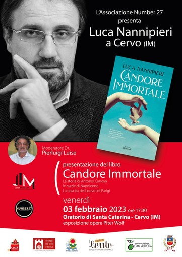 Cervo: Luca Nannipieri presenta il suo libro “Candore immortale” Cervo: Luca Nannipieri presenta il suo libro “Candore immortale”