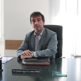 Il dirigente del commissariato di Polizia di Sanremo, Lorenzo Manso