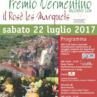 Diano Castello: sabato appuntamento con il tradizionale Premio Vermentino