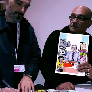 L'illustratore sanremese Larry Camarda firma con Sudario Brando la copertina dell'Annuario 2023 di “Fumo di China” L'illustratore sanremese Larry Camarda firma con Sudario Brando la copertina dell'Annuario 2023 di “Fumo di China”