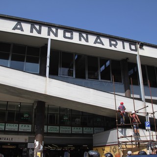 I lavori al Mercato Annonario I lavori al Mercato Annonario