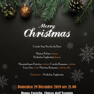 Diano Castello: domani il concerto di Natale nella chiesta di Nostra Signora Assunta
