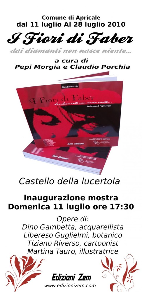 Apricale: da domani la mostra su 'I fiori di Faber'