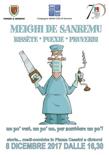 La Compagnia Stabile Città di Sanremo in scena questo pomeriggio nella Pigna