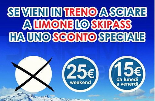Da metà gennaio due treni speciali da Arma di Taggia e Ventimiglia per Limone Piemonte: al via l’operazione “Torino-Cuneo-Nizza Je t’aime”