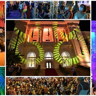 Sanremo: il Ferragosto da 'tutto esaurito' accompagnato dallo spettacolo di luci e musica del Casinò (Foto e Video)