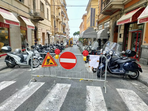 Sanremo: riaperto al transito veicolare il tratto inferiore di via Gioberti
