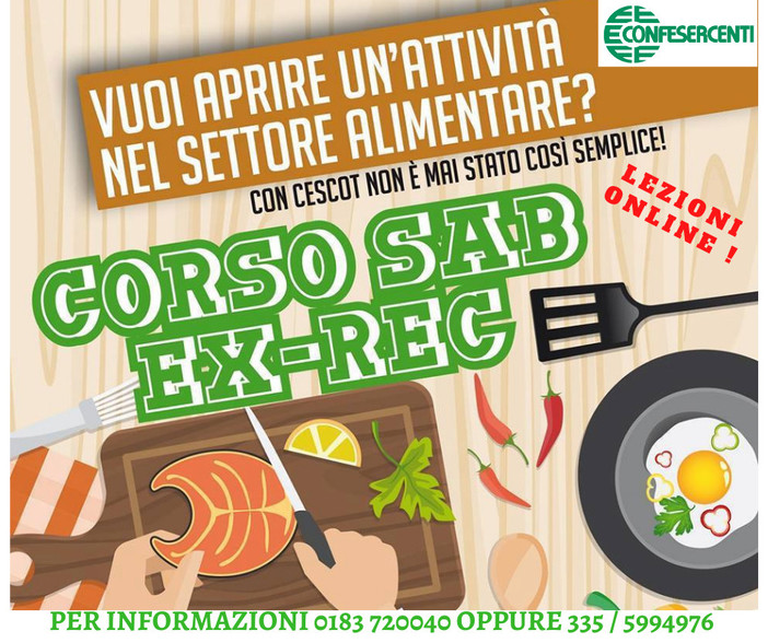 Al via la seconda edizione del corso S.A.B. organizzato da Ce.s.co.t. Confesercenti