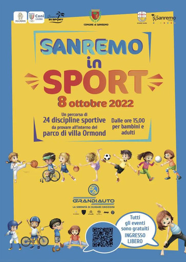 “Sanremo in Sport estate 2022”: una festa all’insegna dello sport e del divertimento all’aria aperta “Sanremo in Sport estate 2022”: una festa all’insegna dello sport e del divertimento all’aria aperta