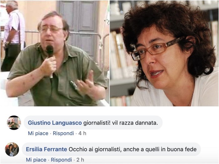 Le offese pubblicate su Facebook