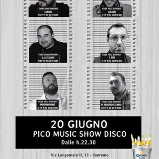 Sanremo: ritorna questa sera l'appuntamento con il Pico Summer Show, in consolle tutti i dj che hanno fatto la storia del Pico De Gallo