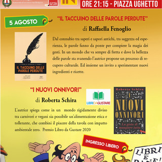 Riva Ligure: Raffaella Fenoglio e Roberta Schira protagoniste del prossimo incontro della rassegna Sale in Zucca