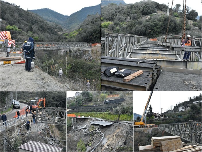 Il nuovo ponte di Rocchetta Nervina Il nuovo ponte di Rocchetta Nervina