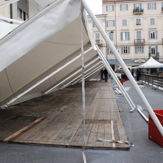 Sanremo: montaggio di ‘Ciock’n’Roll', polemiche dei commercianti di piazza Borea D'Olmo