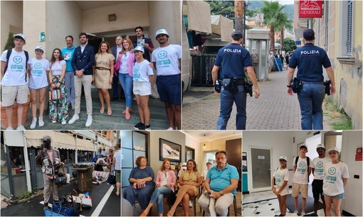 Ventimiglia, lotta alla contraffazione: iniziativa di sensibilizzazione italo-francese al mercato del venerdì (Foto e video)