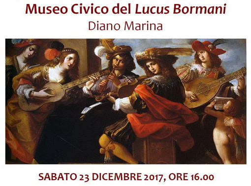 Sabato prossimo alle 16 gli auguri del Museo di Diano Marina con il concerto della ‘San Giorgio Musica’ Sabato prossimo alle 16 gli auguri del Museo di Diano Marina con il concerto della ‘San Giorgio Musica’