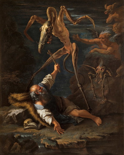 Il fantastico in pittura: “Le tentazioni di Sant’Antonio” della Pinacoteca Rambaldi di Coldirodi in mostra in Germania