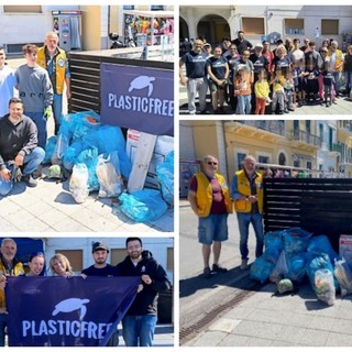 Il Lions Club Bordighera Capo Nero Host raccoglie rifiuti in spiaggia, nei giardini e sulle strade di Ospedaletti (Foto) Il Lions Club Bordighera Capo Nero Host raccoglie rifiuti in spiaggia, nei giardini e sulle strade di Ospedaletti (Foto)