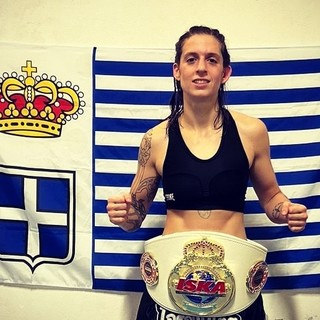 Ludovica Ciarpaglini nella muay thai consegna alla Federazione di Seborga il primo Titolo Intercontinentale della sua storia