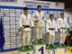 Lorenzo Rossi, atleta del Judo Club Sakura Arma di Taggia, sul podio in seconda posizione