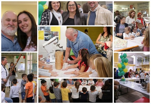 Bordighera: la magia della lievitazione del pane ieri nel pomeriggio didattico al mercato coperto (Foto)