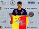 Luca Travella con la maglia del Taggia