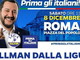 L'8 dicembre manifestazione della Lega a Roma con Salvini: parteciperanno in molti anche dall'imperiese L'8 dicembre manifestazione della Lega a Roma con Salvini: parteciperanno in molti anche dall'imperiese