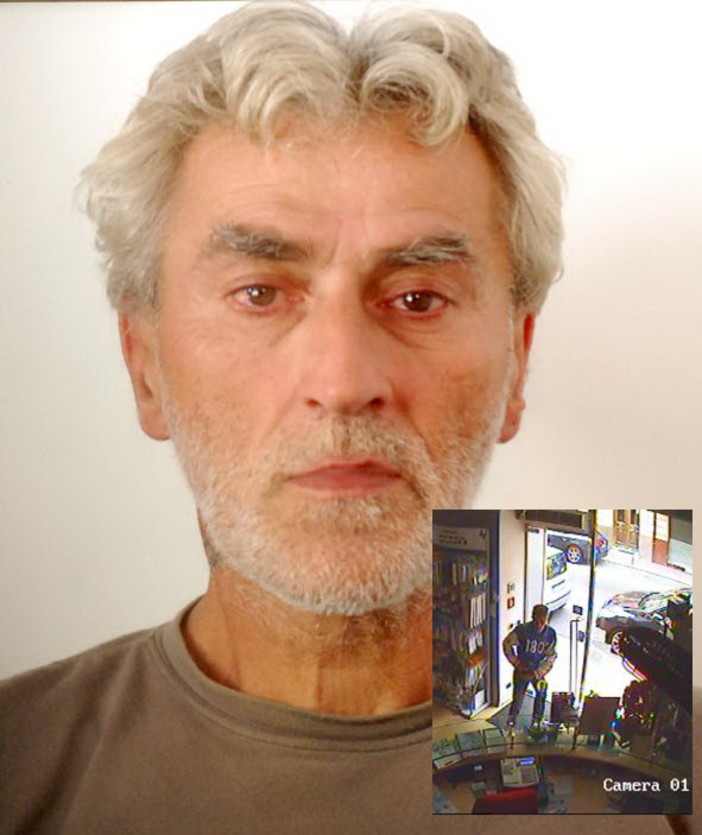 Ventimiglia: la Polizia arresta il 50enne Luigi Tommaselli, il 'Principe' dei furti nei negozi