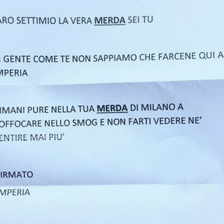 Imperia: "Vattene a Milano, la vera merda sei tu". Lettera di insulti al fotografo Settimio Benedusi Imperia: "Vattene a Milano, la vera merda sei tu". Lettera di insulti al fotografo Settimio Benedusi
