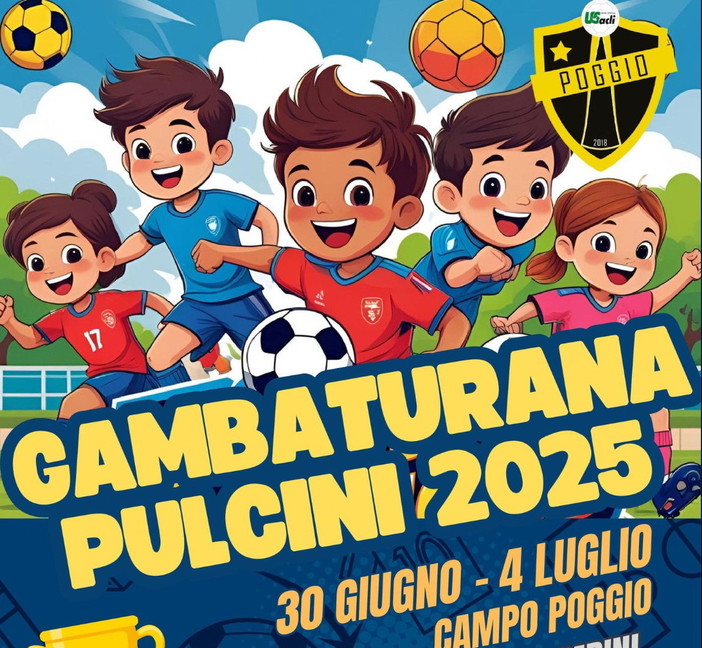 Sanremo: aperte le iscrizioni al 'Gambaturana Pulcini 2025', torneo organizzato dall'Us Acli di Poggio