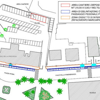 Imperia: lunedì prossimo riprendono i lavori di restauro dei marciapiedi, dopo via Agnesi tocca a via Roma