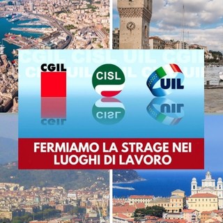 Imperia: venerdì presidio dei sindacati davanti alla Prefettura per dire "Basta alle morti sul lavoro" Imperia: venerdì presidio dei sindacati davanti alla Prefettura per dire "Basta alle morti sul lavoro"