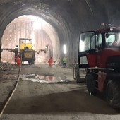 I lavori per il tunnel di Tenda
