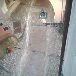 Sanremo: situazione nel centro storico per le forti piogge, il video con commento del direttivo del CdQ La Pigna