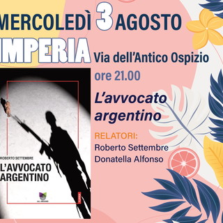 Imperia: mercoledì sera in via dell'Antico Ospizio l'incontro con il giudice e scrittore Roberto Settembre Imperia: mercoledì sera in via dell'Antico Ospizio l'incontro con il giudice e scrittore Roberto Settembre