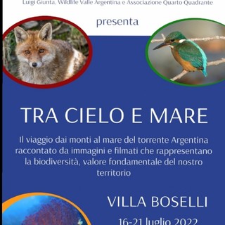 Arma di Taggia: a villa Boselli "Tra cielo e Mare", in mostra le foto della natura del territorio Arma di Taggia: a villa Boselli "Tra cielo e Mare", in mostra le foto della natura del territorio