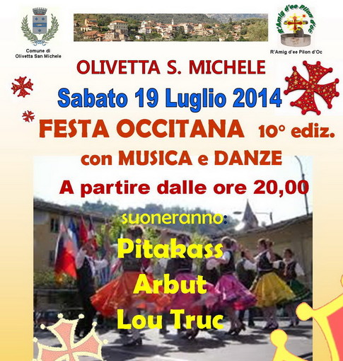 Olivetta San Michele: sabato prossimo il clou dell'estate con la 10a edizione della Festa Occitana