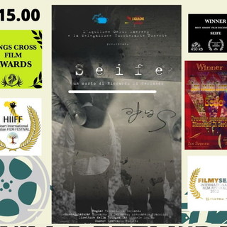 Bordighera: oggi e domani le repliche del cortometraggio 'Seife' del registra sanremese Riccardo Di Gerlando Bordighera: oggi e domani le repliche del cortometraggio 'Seife' del registra sanremese Riccardo Di Gerlando