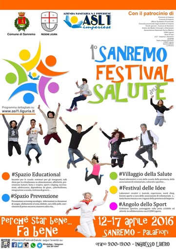 Sanremo: Perché star bene… fa bene! Al Palafiori il primo “Festival della Salute” Sanremo: Perché star bene… fa bene! Al Palafiori il primo “Festival della Salute”