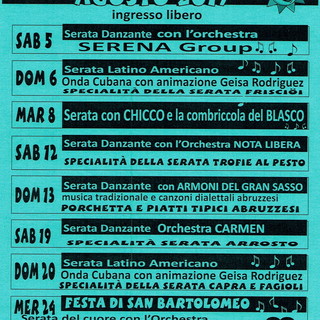 Sanremo: da questa sera a San Bartolomeo, al via festeggiamenti con grandi orchestre e specialità liguri e abruzzesi