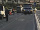 Ventimiglia: sono scattati questa mattina i lavori di asfaltatura sul lungomare Varaldo (Foto)