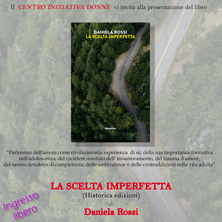 Sanremo: oggi pomeriggio alla Sala Melograno la presentazione del libro ‘La scelta imperfetta’ Sanremo: oggi pomeriggio alla Sala Melograno la presentazione del libro ‘La scelta imperfetta’