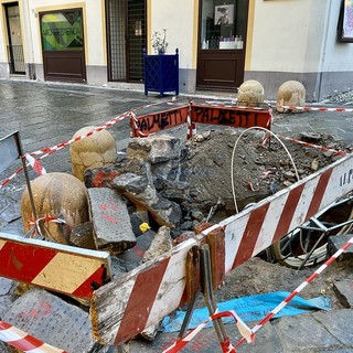 I lavori in piazza Nota