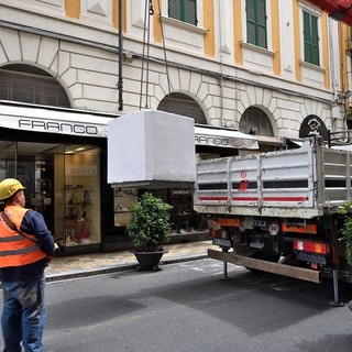 I lavori in via Matteotti (foto Tonino Bonomo) I lavori in via Matteotti (foto Tonino Bonomo)